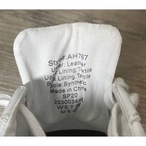 MADEWELL Sidewalk Low Top Sneakers Leather Snake Print Size 7.5 Minimalist White - Picture 8 of 8